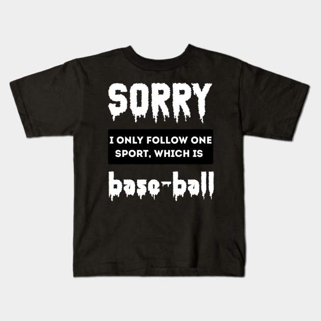 Base-ball Kids T-Shirt by TshirtMA